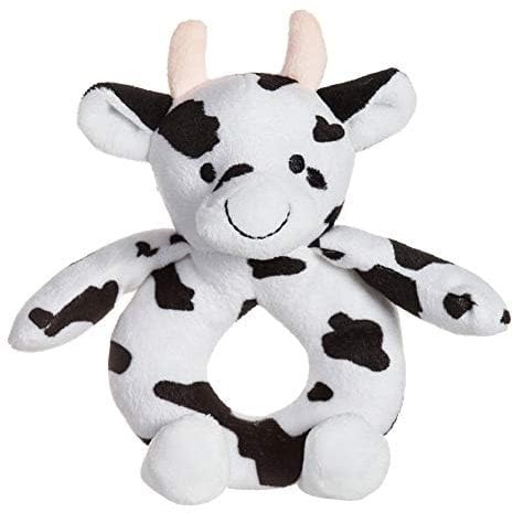 Apricot Lamb Baby rasselt Spielzeug Komfort Plüsch Rassel für Neugeborene Kuh 15cm