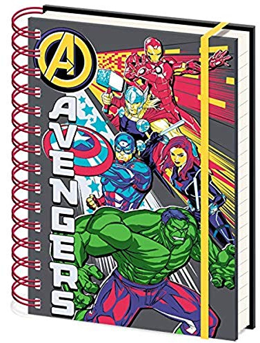 Pyramid International Marvel The Avengers A5 Wiro Notebook with Lined Pages - Official Merchandise