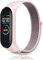 Niboow Armband für Xiaomi Mi Band 6/Mi Band 5/Mi Band 4/Mi Band 3/Amazfit Band 5, Nylon Solo Loop Einstellbar Ersatzband Armbänder für Xiaomi Mi Band 6/Mi Band 5/Mi Band 4/Mi Band 3 - Rosa