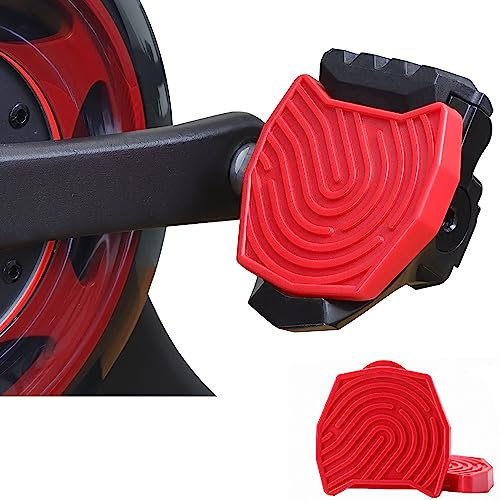Doubleplus Pedalkonverter Kompatibel mit Peloton Bike & Bike Plus, Flache Pedale Kompatibel mit The Bike Plus, Pedaladapter für das Fahrrad, Passform für Normale Schuhe, Zubehör für Heimtrainer
