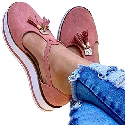 Onsoyours Sandales Femmes Plates Chaussures Été Tongs à Talons Plats Claquettes Nu Pieds Semelle Compensée Confortable Bout Ouvert pour Filles Plage B Rosee 40 EU