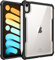 FINTIE Case for iPad Mini 7 (A17 Pro) 2024, iPad Mini 6 (2021) - 8.3 inch, Clear Hard Back Cover with Shockproof Soft TPU Bumper, Black