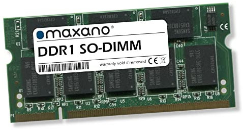Maxano 1GB RAM Speicher DDR1 333MHz SO-DIMM kompatibel mit Dynabook/Toshiba Satellite 1900-UWN