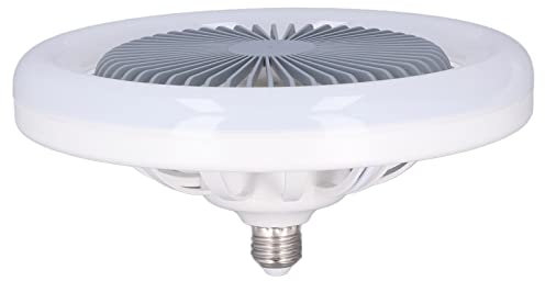 Sorandy Ventilador de Techo con Luces, Ventilador de Techo de Perfil Bajo, E27 30W Silencioso Montaje Empotrado Lámpara de Ventilador LED Ventilador de Techo Moderno para Dormitorio Cafeterías