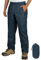 Outdoor Ventures Men's Waterproof Trousers Lightweight Packable Overtrousers Windproof Motorbike Rain Over Pants for Walking Cycling Hiking Fishing Navy Blue XL/34 Inseam