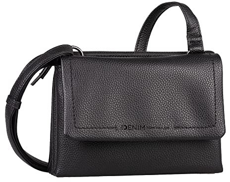 TOM TAILOR Denim Tonia Damen Umhängetasche Crossbody Bag Klein Schwarz