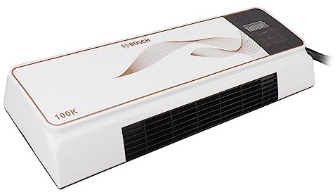 Elektrische Wandheizung, Geräuschloser Wandheizlüfter für Badezimmer (EU-Stecker 100-240 V)