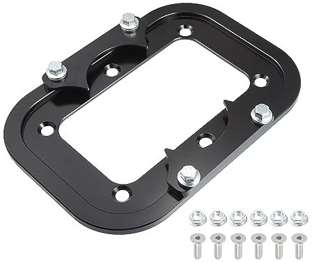 X AUTOHAUX 1 Set Universal Car Battery Tray Battery Bracket Box Hold Down Mount