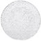 TREGOO speiseteller Rain-Drop Embossed Glass Dinner Plates, Creative Charger Plates, Buffet Serving Platter,for Dessert Cake Wedding