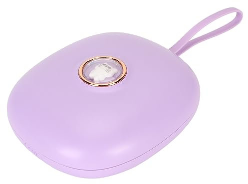 Extra Vibrating Alarm Clock, Bed Shaker for Deep Sleepers Adult Hearing Impaired Deaf, Students Digital Clock for Bedroom Use on Nightstand, Under Pillow, Travel (Lilac