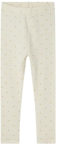 Name IT Mädchen Nmfgago Slim Lil Noos Leggings, Turtledove/AOP:Heart, 98 EU