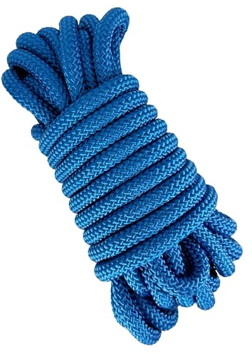 12mm Corda in Poliestere ad Alta Tenacità. 10M. Blu