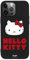 Personalaizer Black Flexible Case Compatible for iPhone 15 Pro MAX Hello Kitty Logo