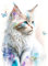 AIRDEA DIY 5D Süße Kleine Katze Diamant Malerei, Full Round Drill Diamond Painting Set, Full Runden Steine Diamanten Stickerei Strass Erwachsene Malen nach Zahlen Perlen Bilder 30x40cm