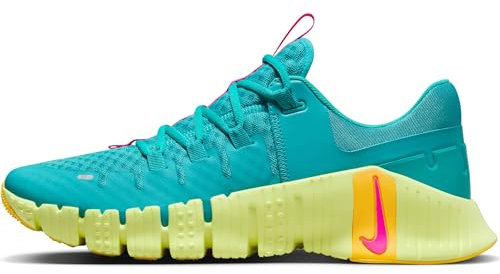 Nike Free Metcon 5, Zapatos de Entrenamiento Hombre, Dusty Cactus Fierce Pink Glacier Blue, 46 EU
