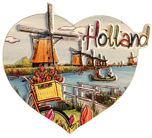 Kühlschrankmagnet Holland Niederlande 3D Reise Souvenir Kühlschrank Dekoration Magnet Aufkleber Handwerk Kollektion