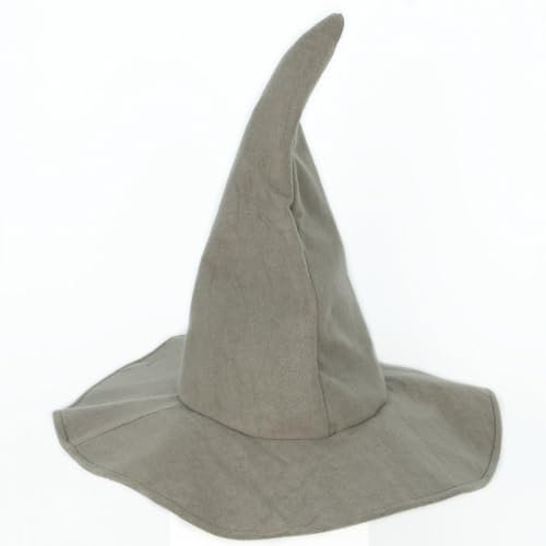 LeMarnia Grau Zauberer Hut Halloween Party Dressing Zubehör für Erwachsene
