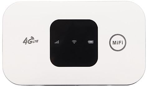 Portable 4G SIM Card Router, 150Mbps Speed, Strong Coverage, with 2100mAh Battery for Home Office Travel