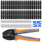 Lot de 20 paires de pinces à sertir professionnelles pour panneau solaire P-V 2,5/4/6 mm², 43 pièces, avec clé