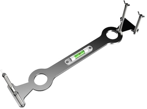 Nivellier-Duscharmatur-Reparatur, Duschköpfe, Positionierungsschlüssel, Edelstahl, tragbarer Badezimmer-Schraubenschlüssel, Mehrzweck-Duschköpfe, Wasserrohr-Nivellierschlüssel für Toilette