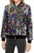 Damen PaillettenBlazer Glitzer Cardigan Jacke Langarm Glitzer Bomberjacke Party Club Jacke Pailletten- Damen Tailliert Anzugjacke Glitzer Tops Kurz Oberteile Glitzer Outfits (05 Multicolour, S)