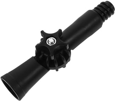MAGICLULU Universal-Gelenkmopp-Zubehör Rakeladapter Verlängerungsstangen zum Reinigen Teleskopadapter Teleskopstange fensterputzer Schwenkadapter Sprühfarbroller Winkeladapter Plastik Black