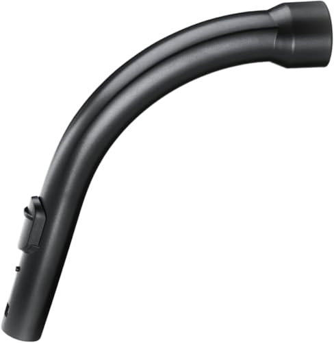 Replacement Miele Plastic Curved Bent End Hose Handle 35 mm Compatible with Miele S C1 C2 C3 Cat & Dog Series for Miele Vacuum Hoover Hose Cleaner Curved Wand Control Handle Hose for Miele Hose Part