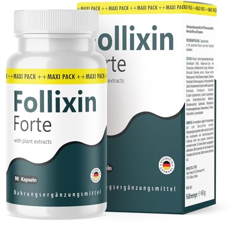 Follixin Forte Kapseln | Reich an Vitaminen | Einfache Anwendung | 90 Kapseln
