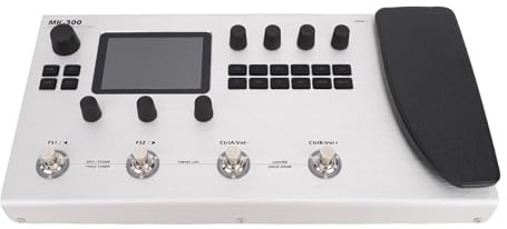 CHICIRIS E-Gitarren-Effektprozessor mit 120 Amp-Modellen und Drum-Machine