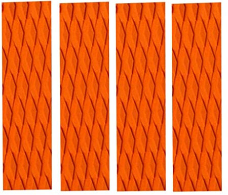 4pcs/Set Wellenreiter Footpad Surfboard Traction Pads Deck Pad, Orange