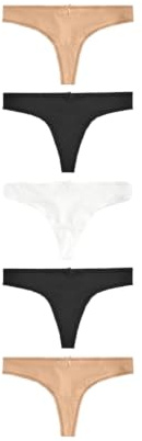NEXT Damen 5er-Pack Mikrofaser-Slips, Tanga