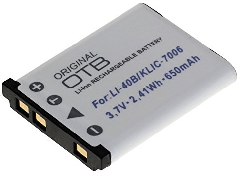 OTB Akku für Olympus LI-40B / Nikon EN-EL10 / Fuji NP-45 Li-Ion Schwarz