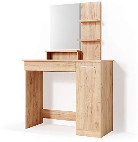 Vicco Schminktisch Julia, Goldkraft Eiche, 90 cm