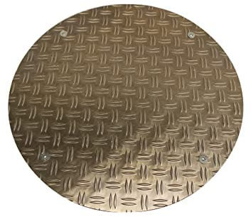 Pflanzenroller AluGrip-R200 bis200kg Blumenroller Untersetzer Indoor Outdoor Alu (Aluminium Duett 3,5/5, Ø400mm)