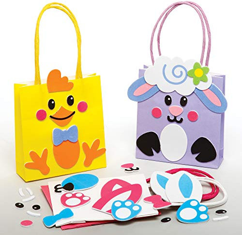 Baker Ross Ostergeschenktüten, 4 Stück, Ostern-Basteln für Kinder (AX797)