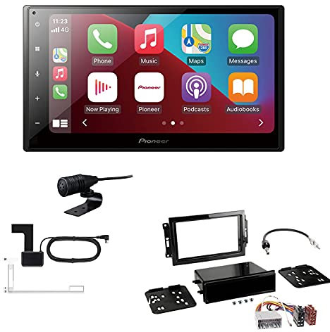 Pioneer SPH-DA160DAB 2-DIN Autoradio CarPlay Android Auto Bluetooth DAB USB passend für Jeep Grand Cherokee III 2005-2007 schwarz