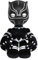 Marvel HJM24 - Black Panther Herz von Wakanda Plüschfigur mit Lichtern und Geräuschen, weiche Spielzeug Puppe für Fans und Sammler von Black Panther