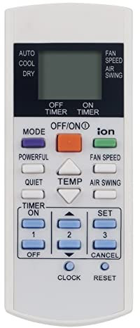 ALLIMITY Reemplazo de Mando a Distancia Aire Acondicionado adaptar por Panasonic A/C A75C2656 A75C2821 A75C2600 A75C2602 A75C2632 A75C2823 A75C2835 A75C2988 A75C3058 A75C3299 A75C3155 A75C3298