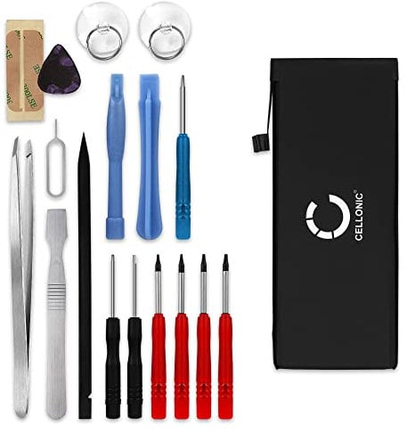 CELLONIC, Mobile communication Battery, compatible with Apple iPhone (1850mAh, 3.82V) + Tool set