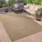 Paco Home Outdoor Teppich Wetterfest Balkon Küche Wohnzimmer Orientalisches Muster Vintage Optik Einfarbig 3D Modern, Grösse:120x160 cm, Farbe:Beige