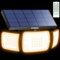 INTELAMP Solarlampen für Außenmit Fernbedienung, Solarleuchten für Außen mit Bewegungsmelder Warmweiß 6000 mAh 1200LM, 270°Beleuchtung 4 Modi Bewegungsmelder Aussen Solar Wandleuchte