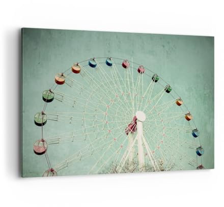 ARTTOR Bilder auf Leinwand 120x80cm Wandbild Sonstige Pastell - 5867
