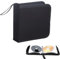 SVUPUE Pochette CD, Pochette Range CD pour 40 CD, DVD Organisateur pour Voiture et Maison, Noir