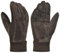Harssidanzar Herren Winterhandschuhe warm Wolle Fleece gefüttert Wildleder Handschuhe SM045EU,Braun, Größe L