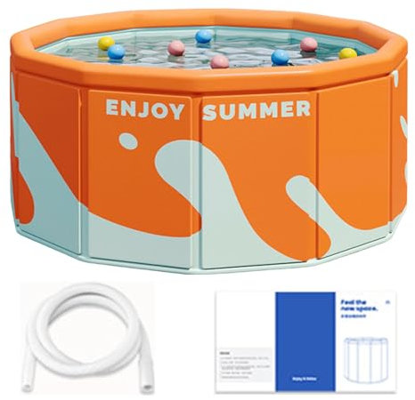 Folding Swimming Pool, Portable Pet Pool, Kiddie Pool, Foldable Dog Pool, Outdoor Folding Pool, Durable PVC Swimming Pool, Foldable Backyard Pool, Folding Pet Bathing Pool,