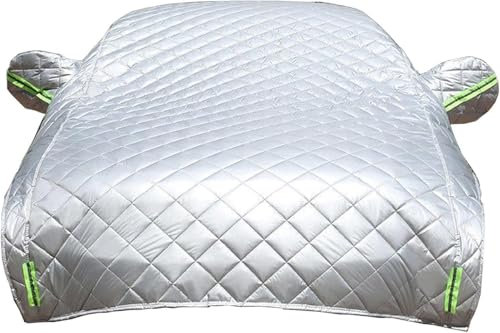 Halbgarage für Auto Winter für Seat Leon 1999-2024, Autoabdeckung Winter,Auto Halbgarage,Abdeckplane Auto,Schutz vor Schnee,Frost und Hagel