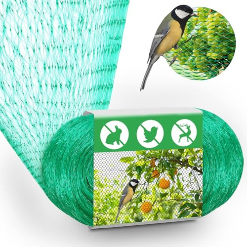 Vogelschutznetz 6x10m, Hühnernetz, Taubennetz Balkon, Pflanzennetz, Vogelnetze, Teichnetz, Vogelnetz Engmaschig, Vogelschutznetz Engmaschig, Gartennetz Obstbaumnetz für Balkon, Erdbeer, Teich