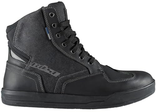 Büse B65 Stivali City Scarpe da Moto Unisex Nero, Nero , 46 EU