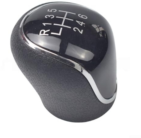 Pomo de palanca de cambios de 6 velocidades para Hyundai IX35 2012 2016, diseño elegante para interiores modernos (negro)