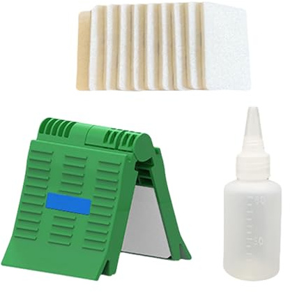 Zkydhbd Precisions Fiber Optics Cleaning Device Comes With Alcohols Bottle And 10 For Technicians Data Center Cleaning Tool